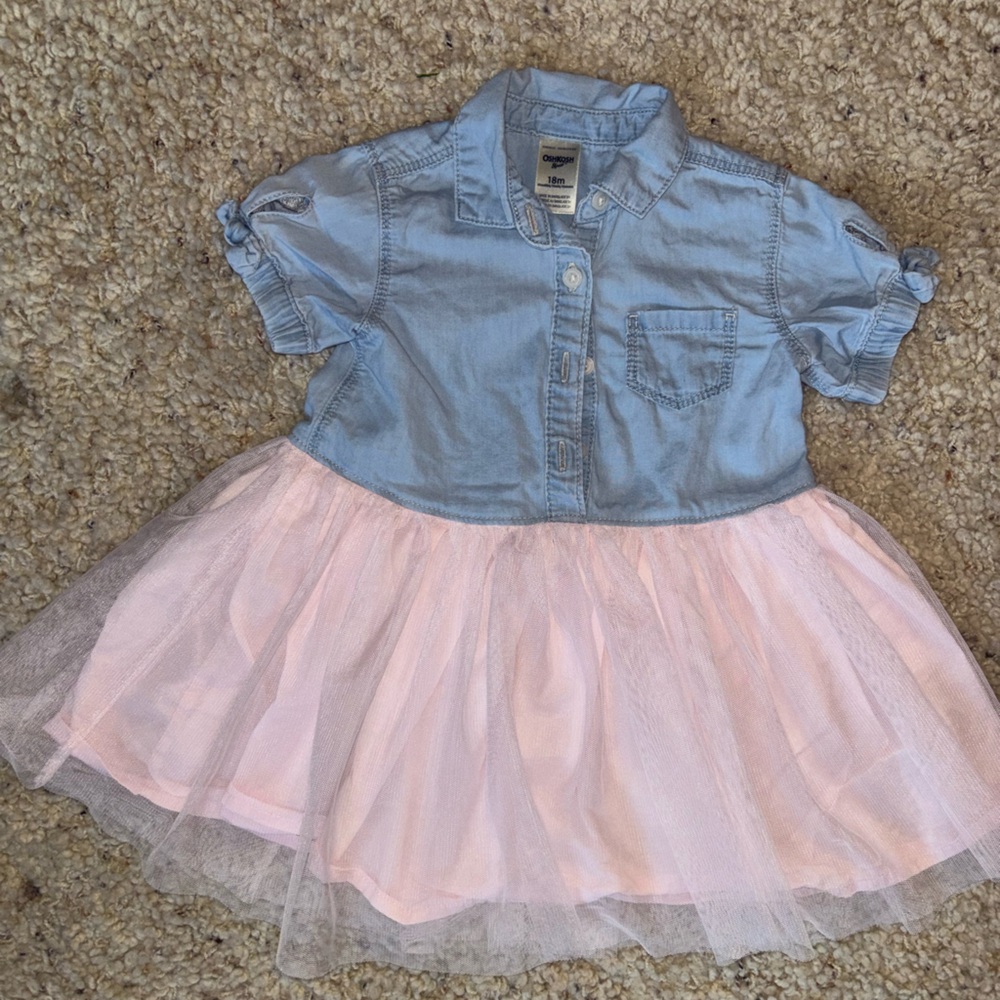 OshKosh B'gosh Denim and Tutu Dress